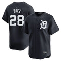 Boles D.Tigers #28 Javier B¨¢ez Player Navy Home Limited Game Stitched Jerseys