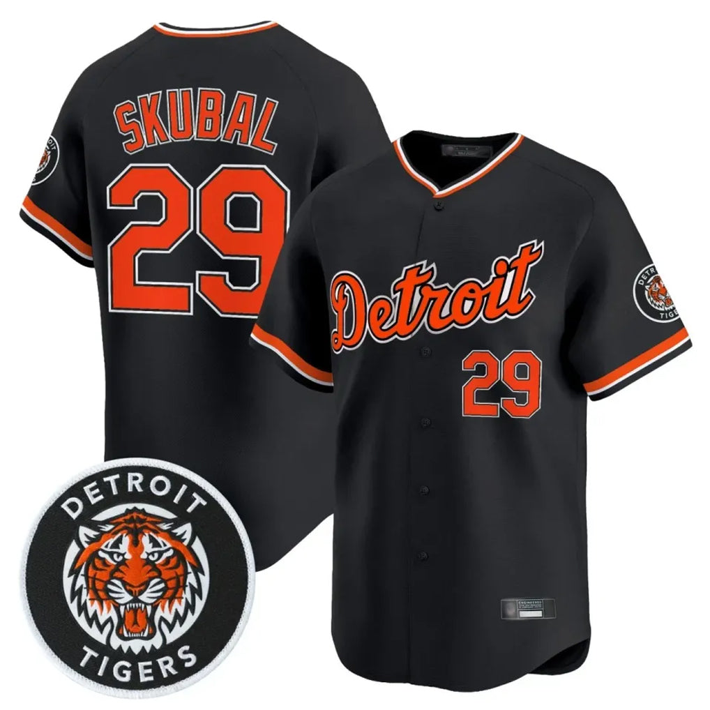 Boles D.Tigers #29 Tarik Skubal Player Black Limited Home Stitched Jerseys
