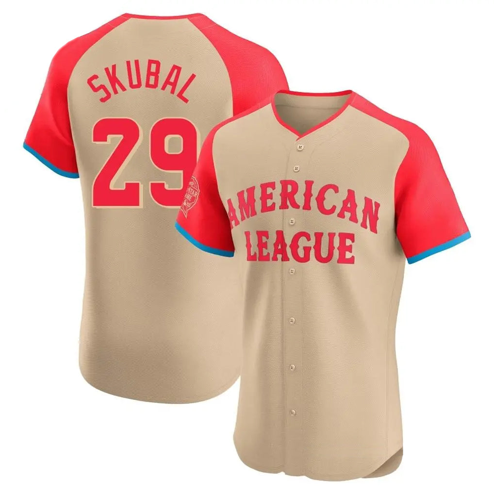 Boles D.Tigers #29 Tarik Skubal Player Cream American League All-Star Limited Elite Home Stitched Jerseys