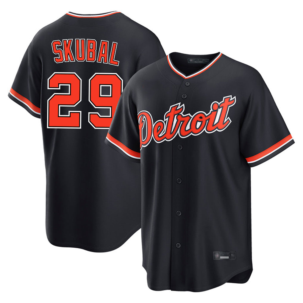 Boles D.Tigers #29 Tarik Skubal Player Navy Home Game Stitched Jerseys