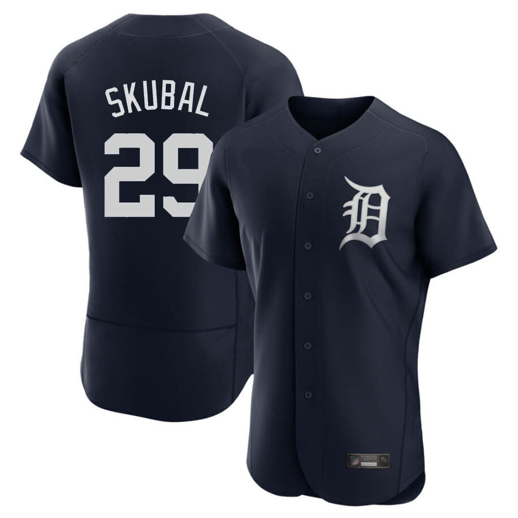 Boles D.Tigers #29 Tarik Skubal Player Navy Limited Elite Home Stitched Jerseys