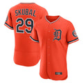 Boles D.Tigers #29 Tarik Skubal Player Orange Limited Elite Home Stitched Jerseys