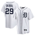 Boles D.Tigers #29 Tarik Skubal Player White Home Game Stitched Jerseys