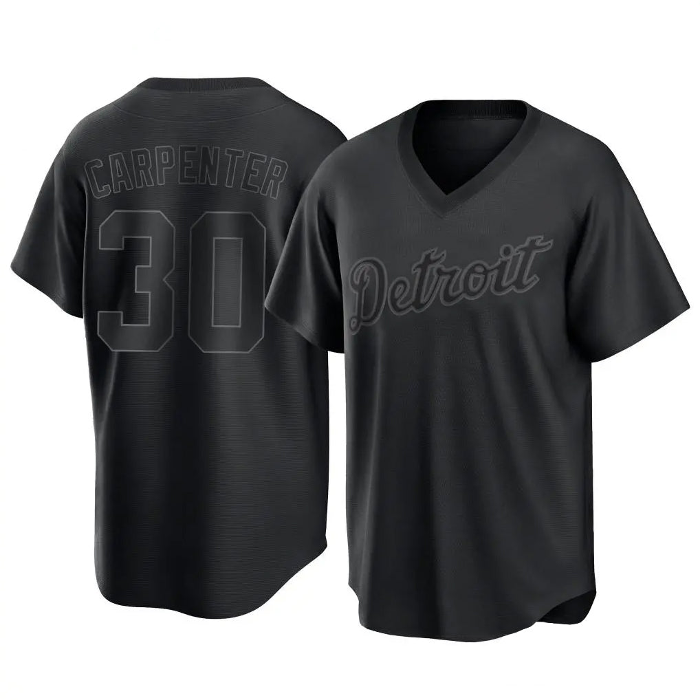 Boles D.Tigers #30 Kerry Carpenter Player Black T-shirt Home Game Stitched Jerseys