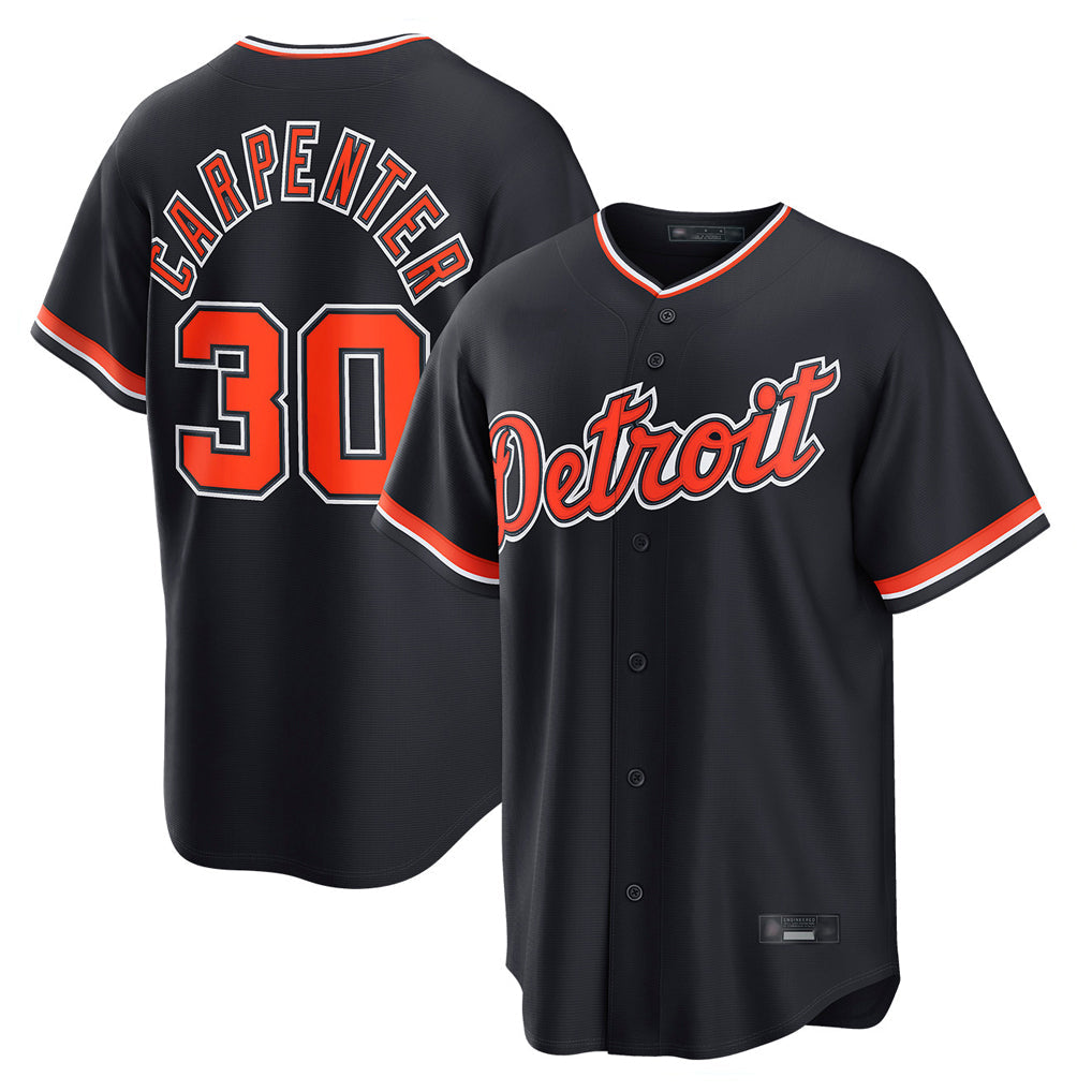 Boles D.Tigers #30 Kerry Carpenter Player Navy Home Game Stitched Jerseys