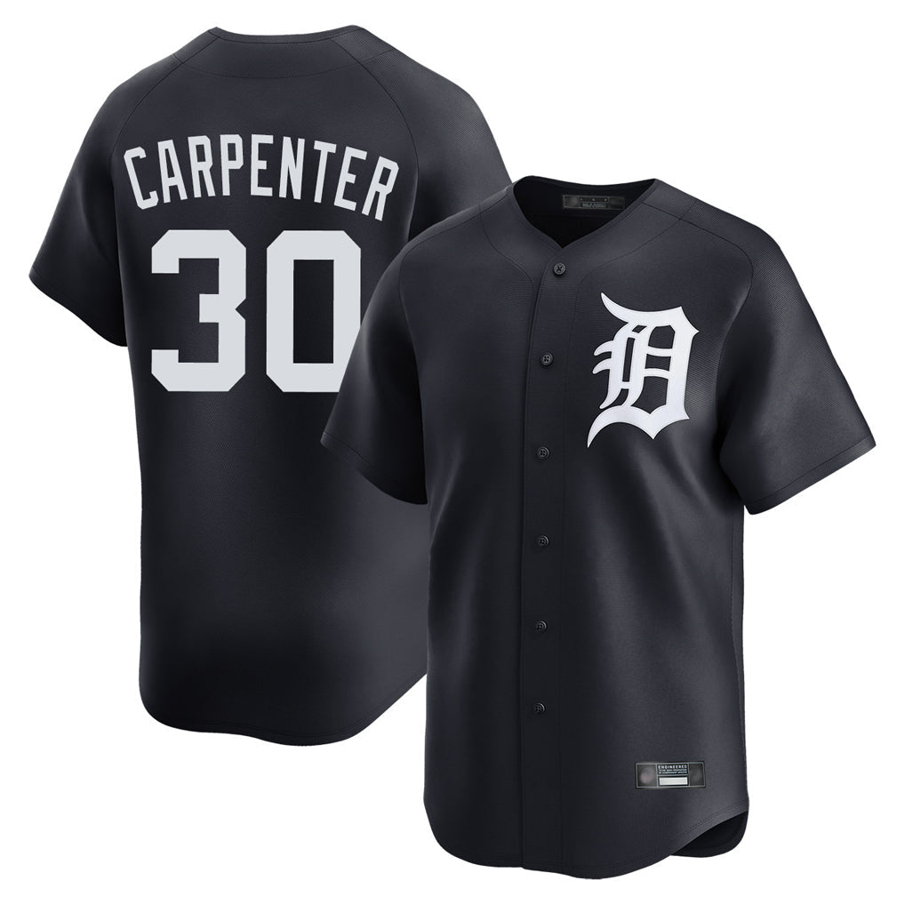 Boles D.Tigers #30 Kerry Carpenter Player Navy Home Limited Game Stitched Jerseys