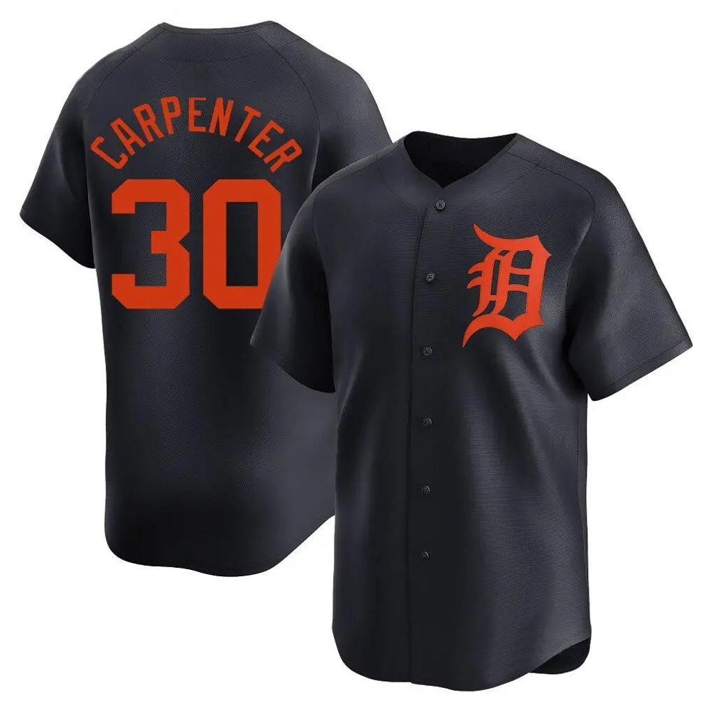 Boles D.Tigers #30 Kerry Carpenter Player Navy Home Limited Stitched Jerseys