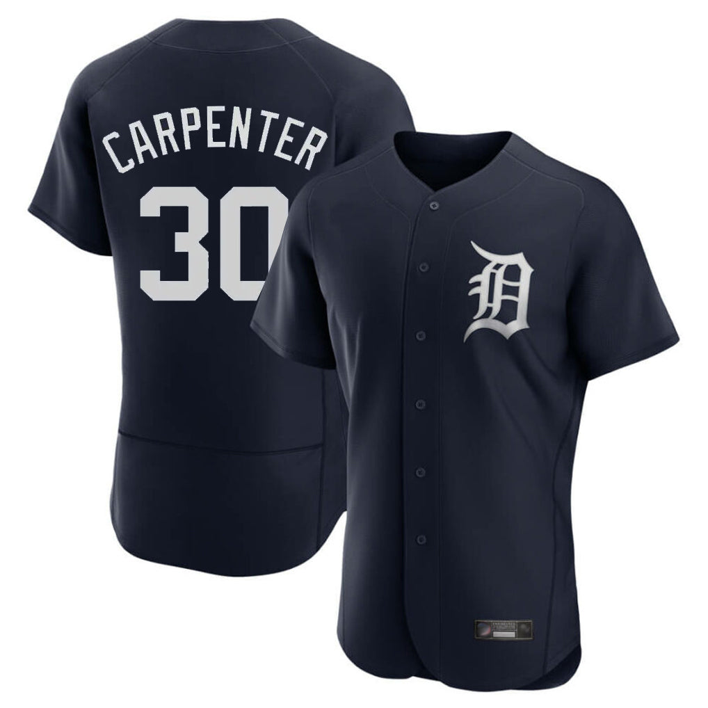 Boles D.Tigers #30 Kerry Carpenter Player Navy Limited Elite Home Stitched Jerseys