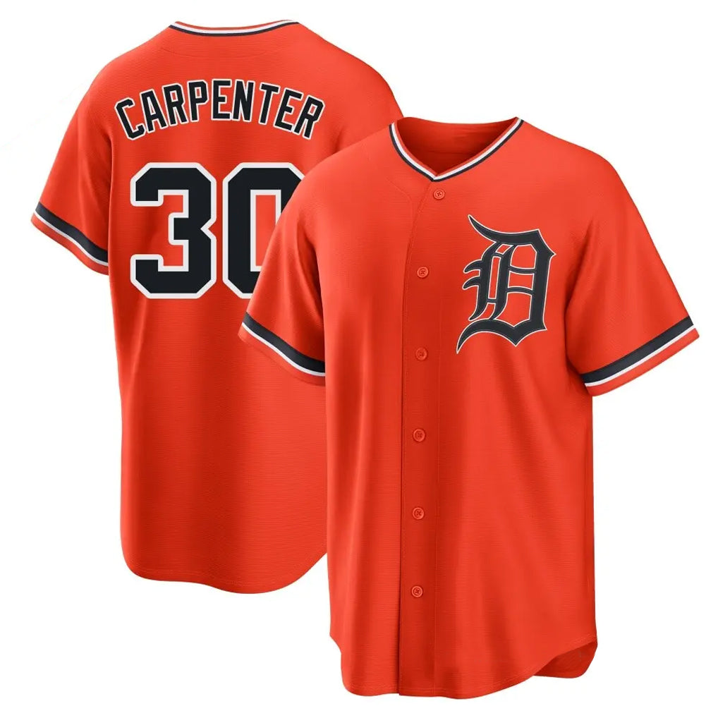 Boles D.Tigers #30 Kerry Carpenter Player Orange Home Game Stitched Jerseys