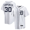 Boles D.Tigers #30 Kerry Carpenter Player White Home Game Stitched Jerseys