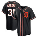 Boles D.Tigers #31 Riley Greene Player Black Fashion Out Home Game Stitched Jerseys