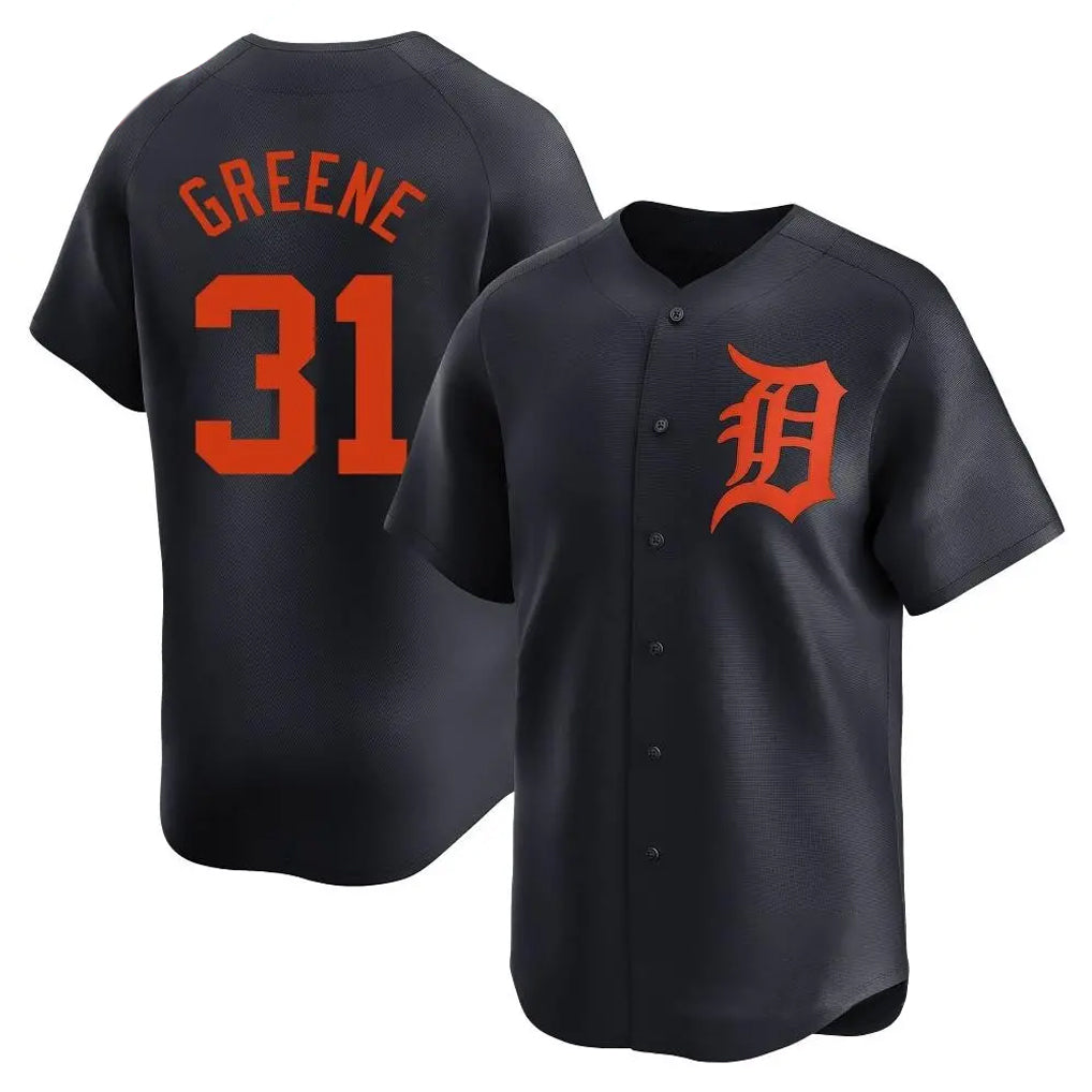 Boles D.Tigers #31 Riley Greene Player Navy Home Limited Stitched Jerseys