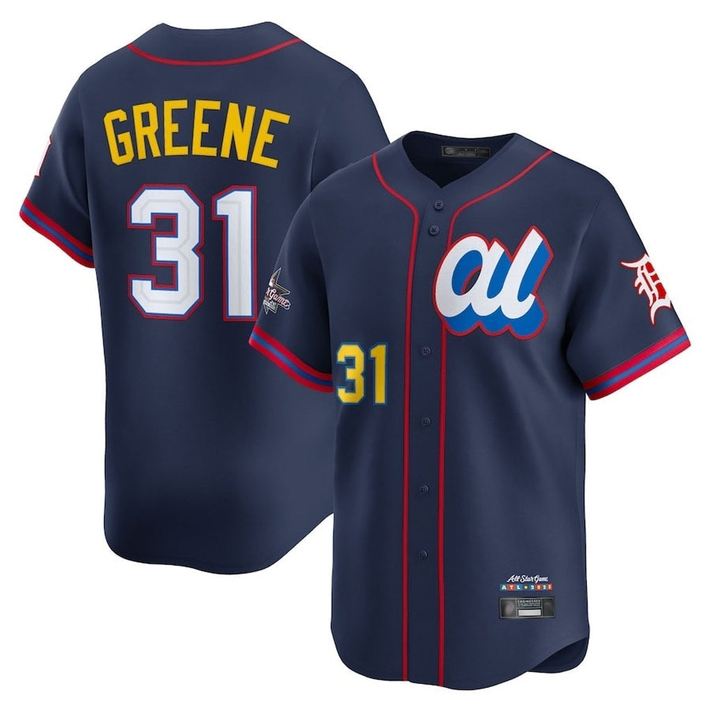 Boles D.Tigers #31 Riley Greene Player Navy Limited American League All-Star Edition Stitched Jerseys