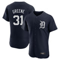 Boles D.Tigers #31 Riley Greene Player Navy Limited Elite Home Stitched Jerseys