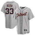 Boles D.Tigers #33 Colt Keith Player Gray Home Limited Stitched Jerseys