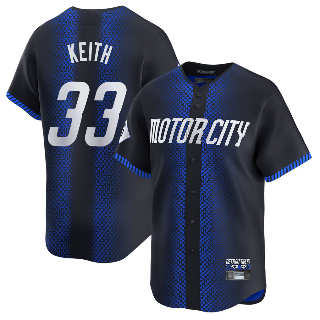 Boles D.Tigers #33 Colt Keith Player Navy City Connect Home Limited Stitched Jerseys
