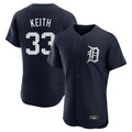 Boles D.Tigers #33 Colt Keith Player Navy Limited Elite Home Stitched Jerseys