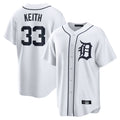 Boles D.Tigers #33 Colt Keith Player White Home Game Stitched Jerseys