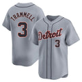 Boles D.Tigers #3 Alan Trammell Player Gray Home Limited Stitched Jerseys