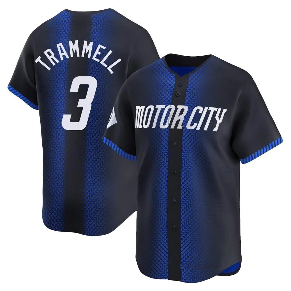 Boles D.Tigers #3 Alan Trammell Player Navy City Connect Home Limited Stitched Jerseys