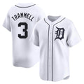 Boles D.Tigers #3 Alan Trammell Player White Home Limited Stitched Jerseys
