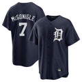 Boles D.Tigers #7 Kevin McGonigle Player Navy Game Home Stitched Jerseys