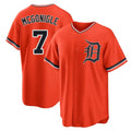 Boles D.Tigers #7 Kevin McGonigle Player Orange Home Game Stitched Jerseys