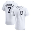 Boles D.Tigers #7 Kevin McGonigle Player White Limited Elite Home Stitched Jerseys
