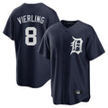 Boles D.Tigers #8 Matt Vierling Player Navy Game Home Stitched Jerseys