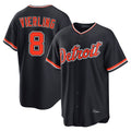Boles D.Tigers #8 Matt Vierling Player Navy Home Game Stitched Jerseys