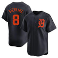 Boles D.Tigers #8 Matt Vierling Player Navy Home Limited Stitched Jerseys