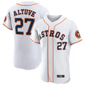Boles H.Astros #27 Jose Altuve Player White Limited Elite Home Stitched Jerseys