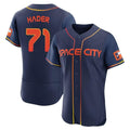 Boles H.Astros #71 Josh Hader Player Navy City Connect Limited Elite Home Stitched Jerseys