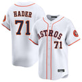 Boles H.Astros #71 Josh Hader Player White Home Limited Stitched Jerseys