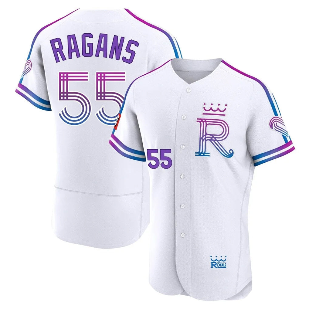 Boles KC.Royals #55 Cole Ragans Player White 2026 City Connect Limited Elite Home Stitched Jerseys