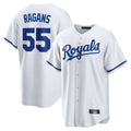 Boles KC.Royals #55 Cole Ragans Player White Home Game Stitched Jerseys