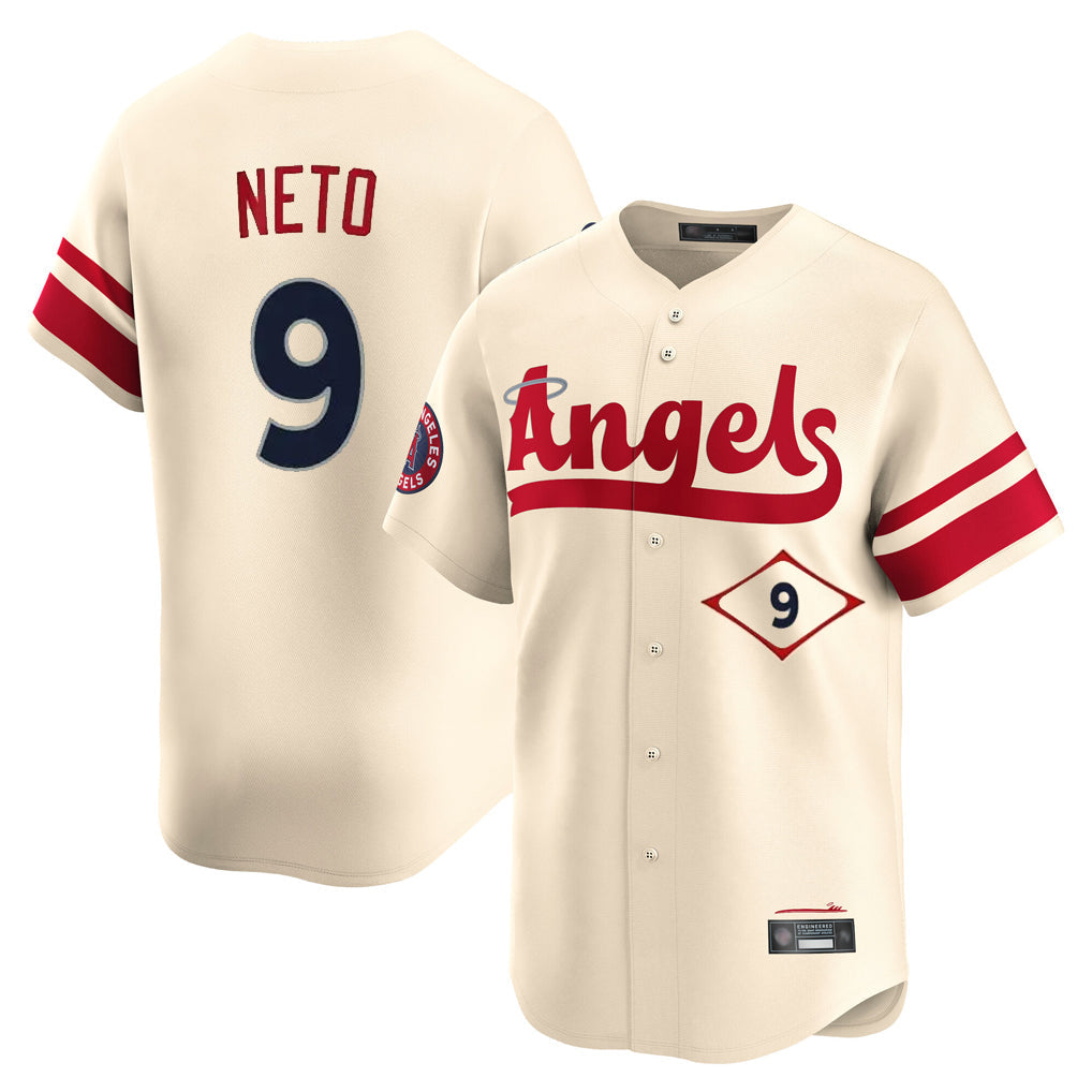 Boles LA.Angels #9 Zach Neto Player Cream City Connect Limited Home Stitched Jerseys
