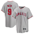 Boles LA.Angels #9 Zach Neto Player Gray Home Game Stitched Jerseys