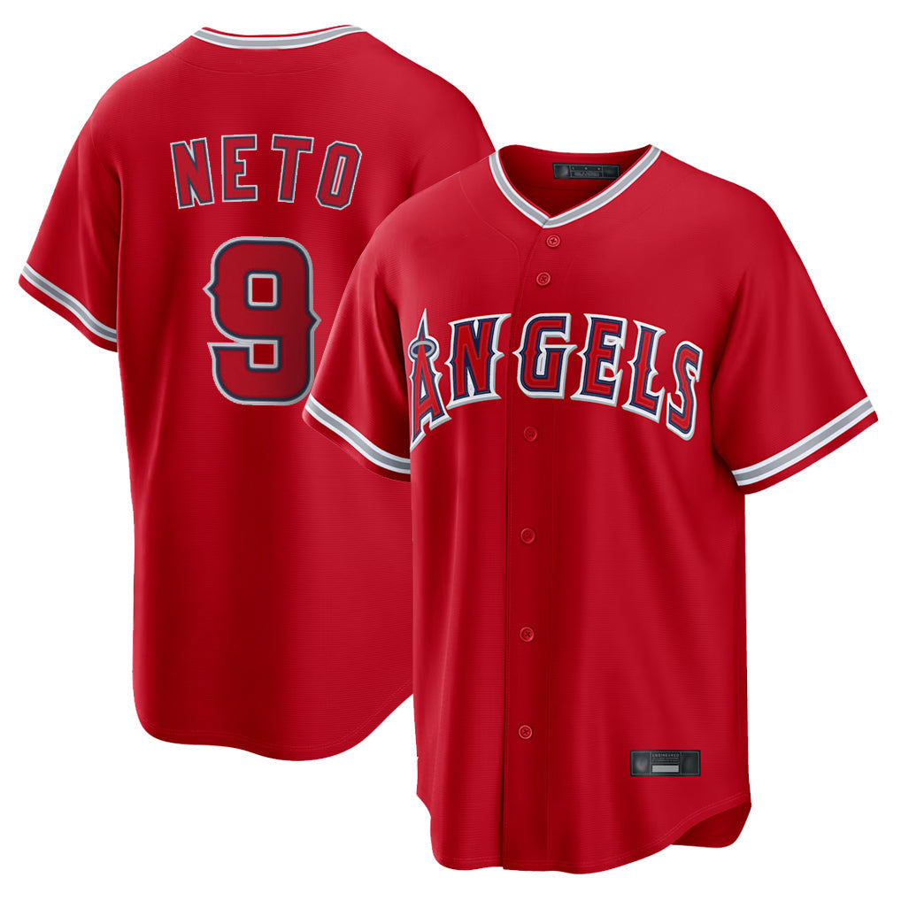 Boles LA.Angels #9 Zach Neto Player Red Home Game Stitched Jerseys