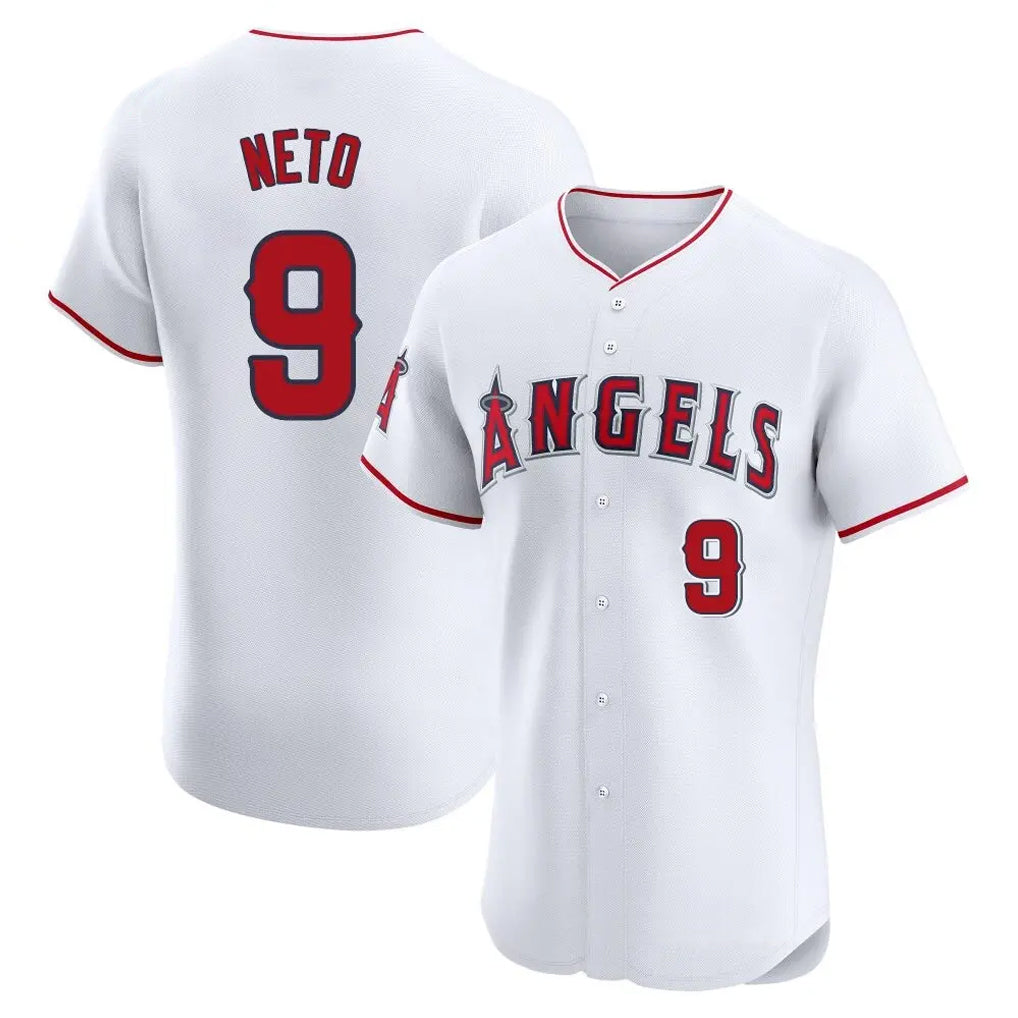 Boles LA.Angels #9 Zach Neto Player White Limited Elite Stitched Home Jerseys