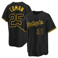 Boles LA.Dodgers #25 Tommy Edman Player Black Snake Skin City Game Home Stitched Jerseys