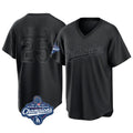 Boles LA.Dodgers #25 Tommy Edman Player Black World Series Meet Pitch Fashion T-shirt Stitched Jerseys
