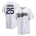 Boles LA.Dodgers #25 Tommy Edman Player Gold White 2026 Collection Stadium Game Stitched Jerseys