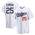 Boles LA.Dodgers #25 Tommy Edman Player Gold White 2026 Collection Stadium Limited Stitched Jerseys