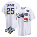 Boles LA.Dodgers #25 Tommy Edman Player Gold White World Series 2026 Collection Stadium Limited Stitched Jerseys