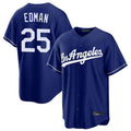 Boles LA.Dodgers #25 Tommy Edman Player Royal Game Stitched Jerseys