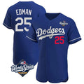 Boles LA.Dodgers #25 Tommy Edman Player Royal World Series Limited Elite Home Stitched Jerseys