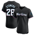 Boles M.Marlins #28 Kyle Stowers Player Black Vapor Home Limited Elite Stitched Jerseys