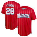 Boles M.Marlins #28 Kyle Stowers Player Red City Connect Home Game Stitched Jerseys