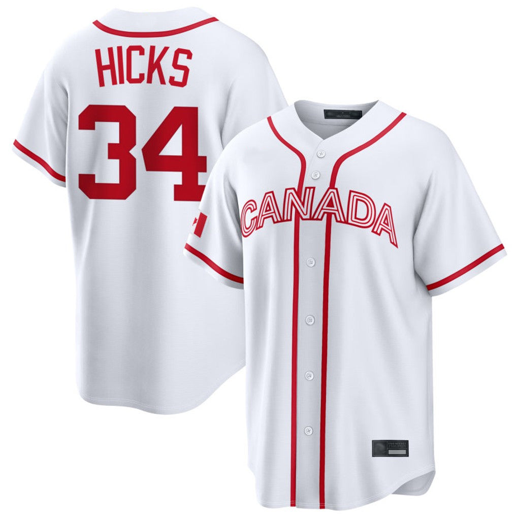 Boles M.Marlins #34 Liam Hicks Player White 2026 World Classic Home Pick-A-Player Stitched Jerseys